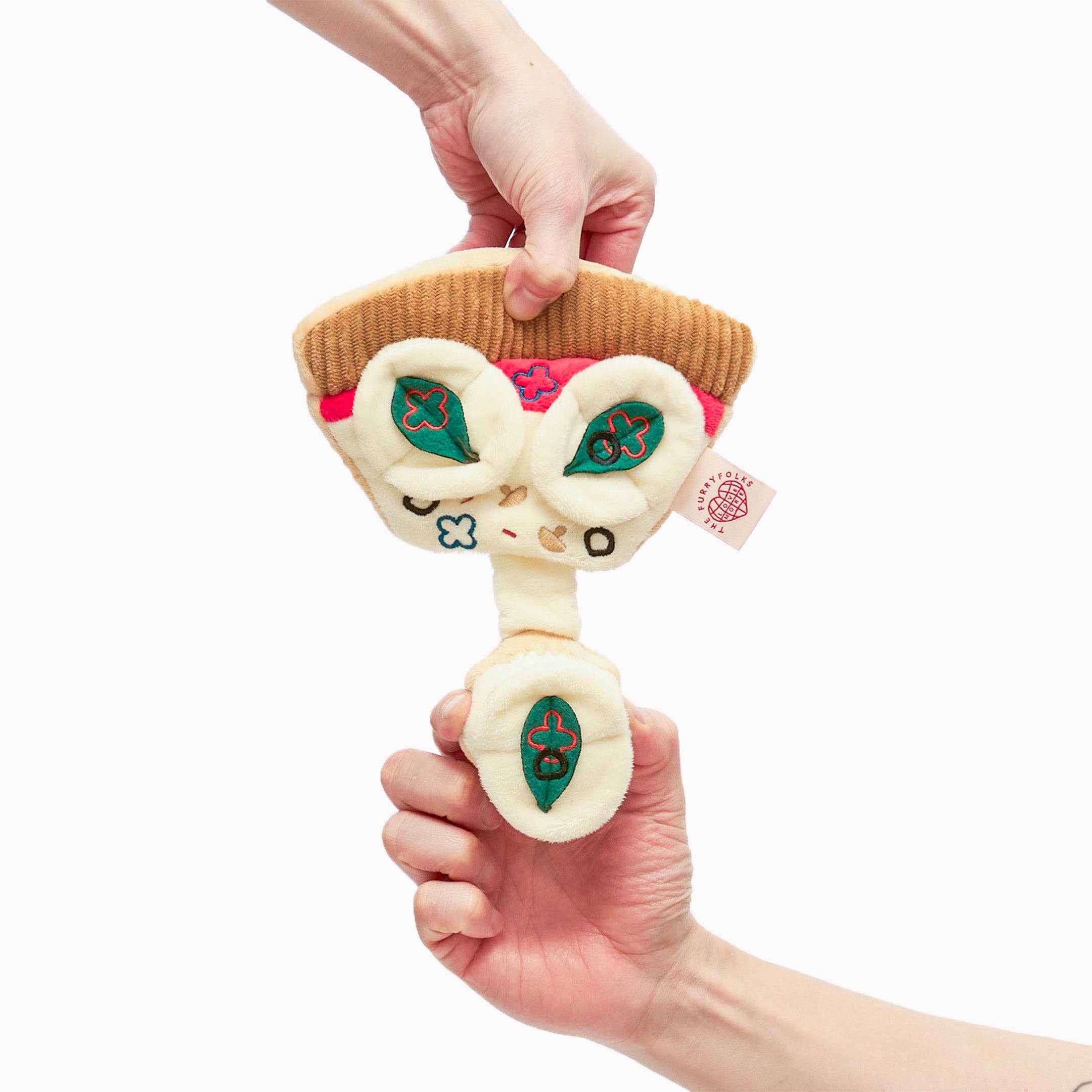 the furryfolks - Wholesale Pet Plush Toy - Dog - Pizza Nosework Toy1