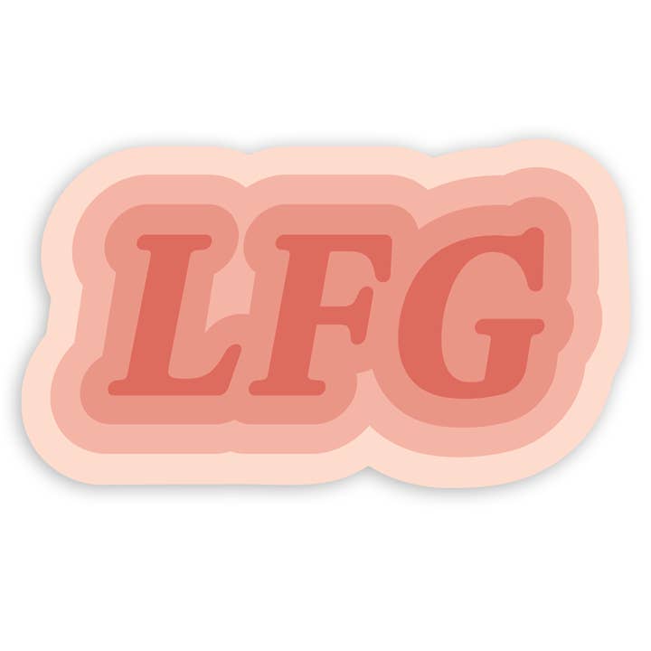 LFG: sticker for wholesale by and the moon will rise