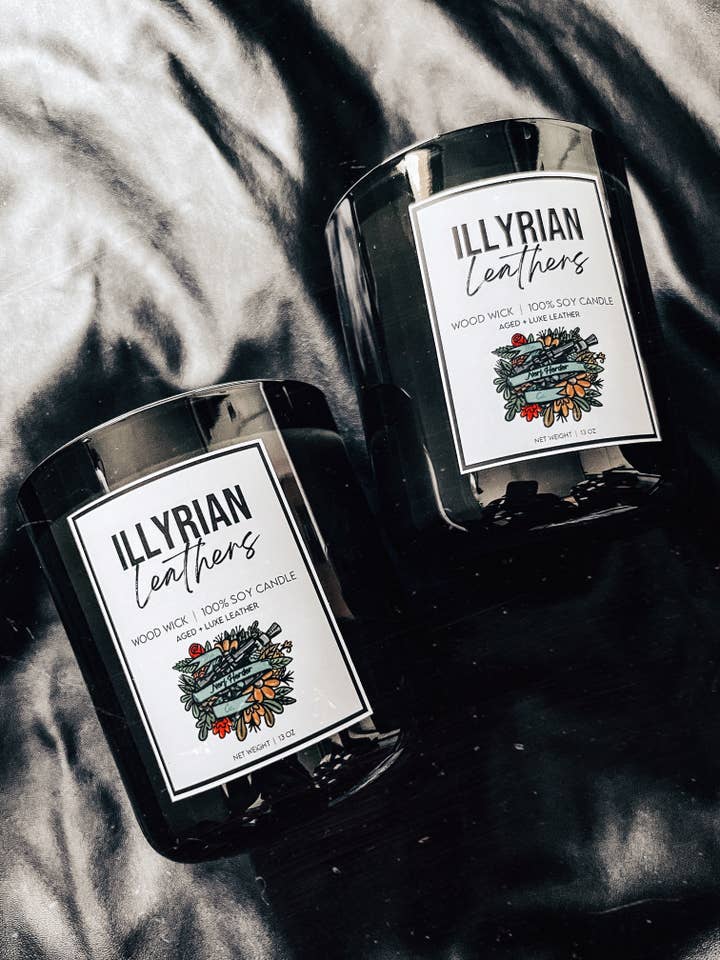 Officially Licensed CANDLE | Illyrian Leathers (13 oz) for wholesale by The Nerf Herder Co.