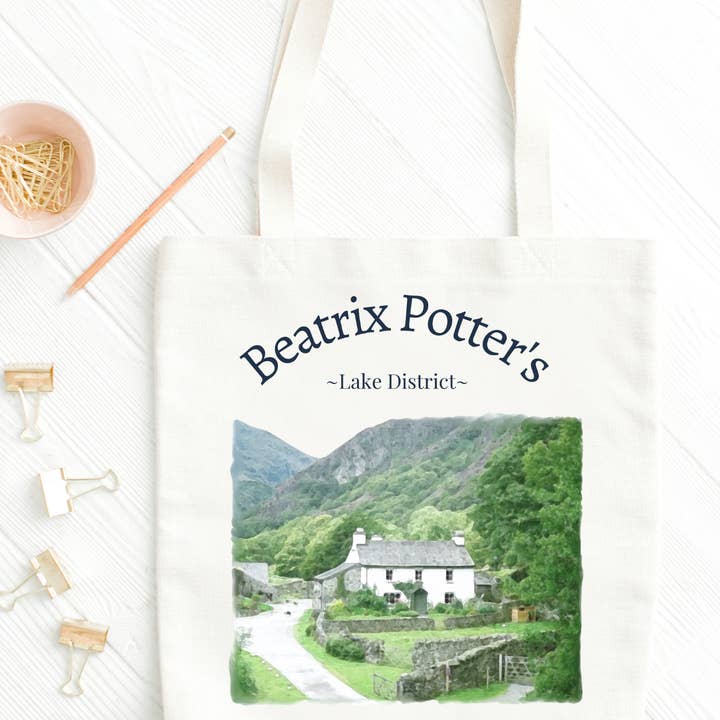 Borsa a tracolla Lake District di Beatrix Potter per la vendita all'ingrosso da parte di Love British Lifestyle
