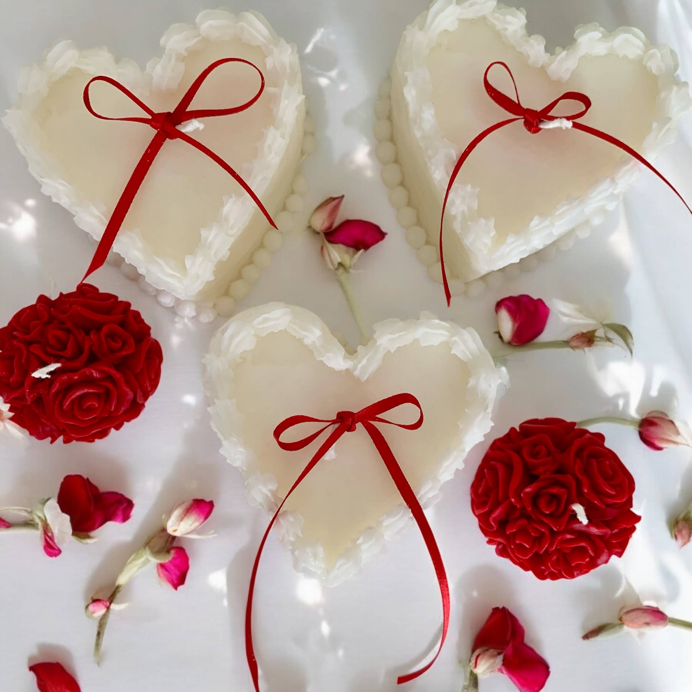 Believe Candle - Venta al por mayor Velas de diseño llamativo - Vela de pastel de corazón de San Valentín0