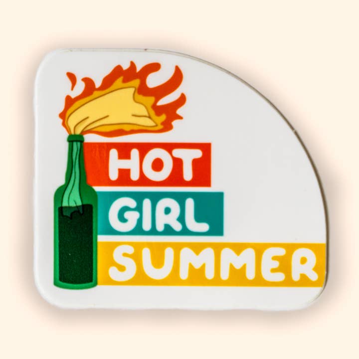 Pegatina de verano chica caliente para venta al por mayor de Fox and Felicity