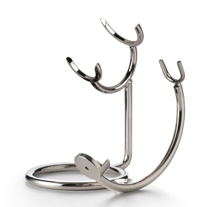 Arc Razor + Brush Cradle Stand for wholesale by Antica Barberia Mondial
