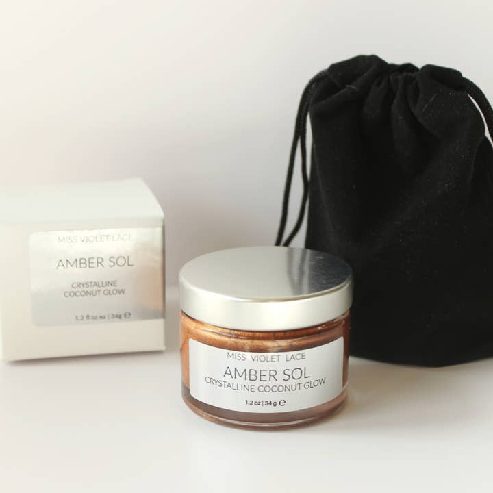 Miss Violet Lace LLC - Wholesale Body Cream/Lotion - Natural Bronzer Body Shimmer · Sparkle Lotion // Amber Sol