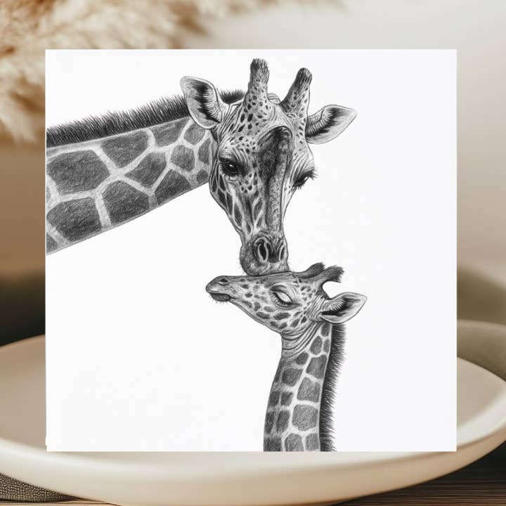 Standing Tall Greeting Card for wholesale by Libra Fine Arts