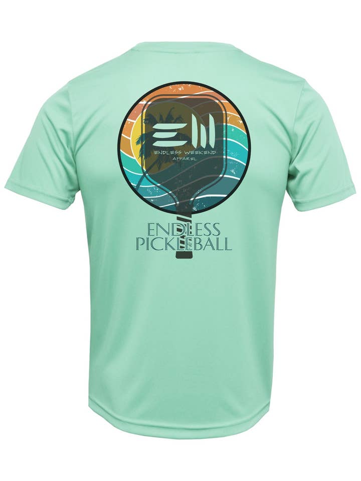CAMISA PICKLEBALL SUNSET PERFORMANCE para venta al por mayor de Endless Weekend Apparel