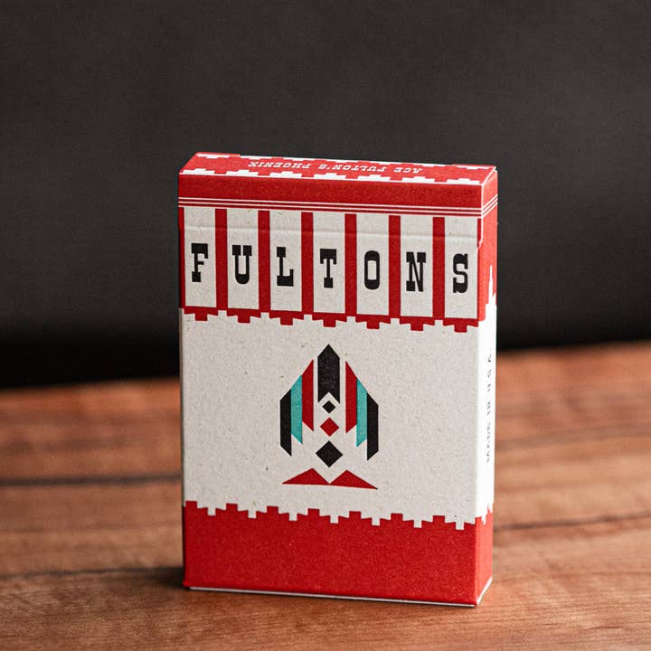 FULTONS Playing Cards - Wholesale Playing Cards - ACE FULTON'S PHOENIX CASINO PLAYING CARDS ARIZONA RED5
