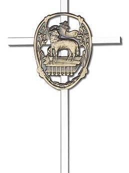 Lammets Gud Väggkors för wholesale av Tony’s Jewelry