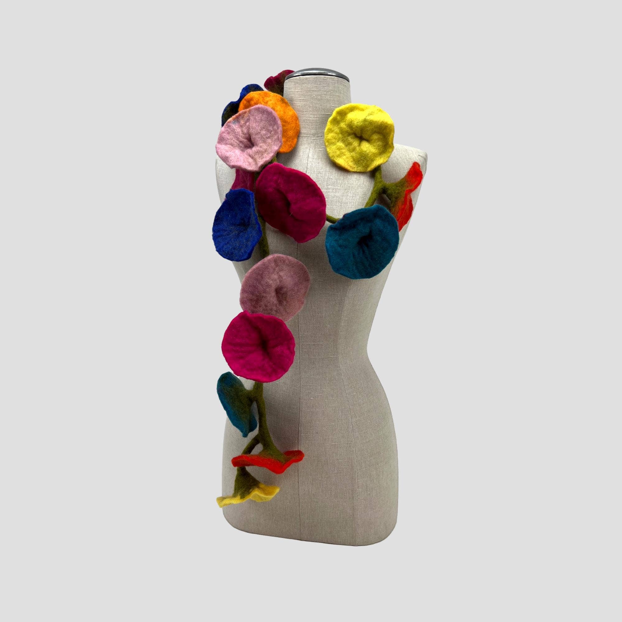 Feltiful - Wholesale Scarf - Women's - 20 Flowers Scarf, Flowers Garland or Wall Hanging23