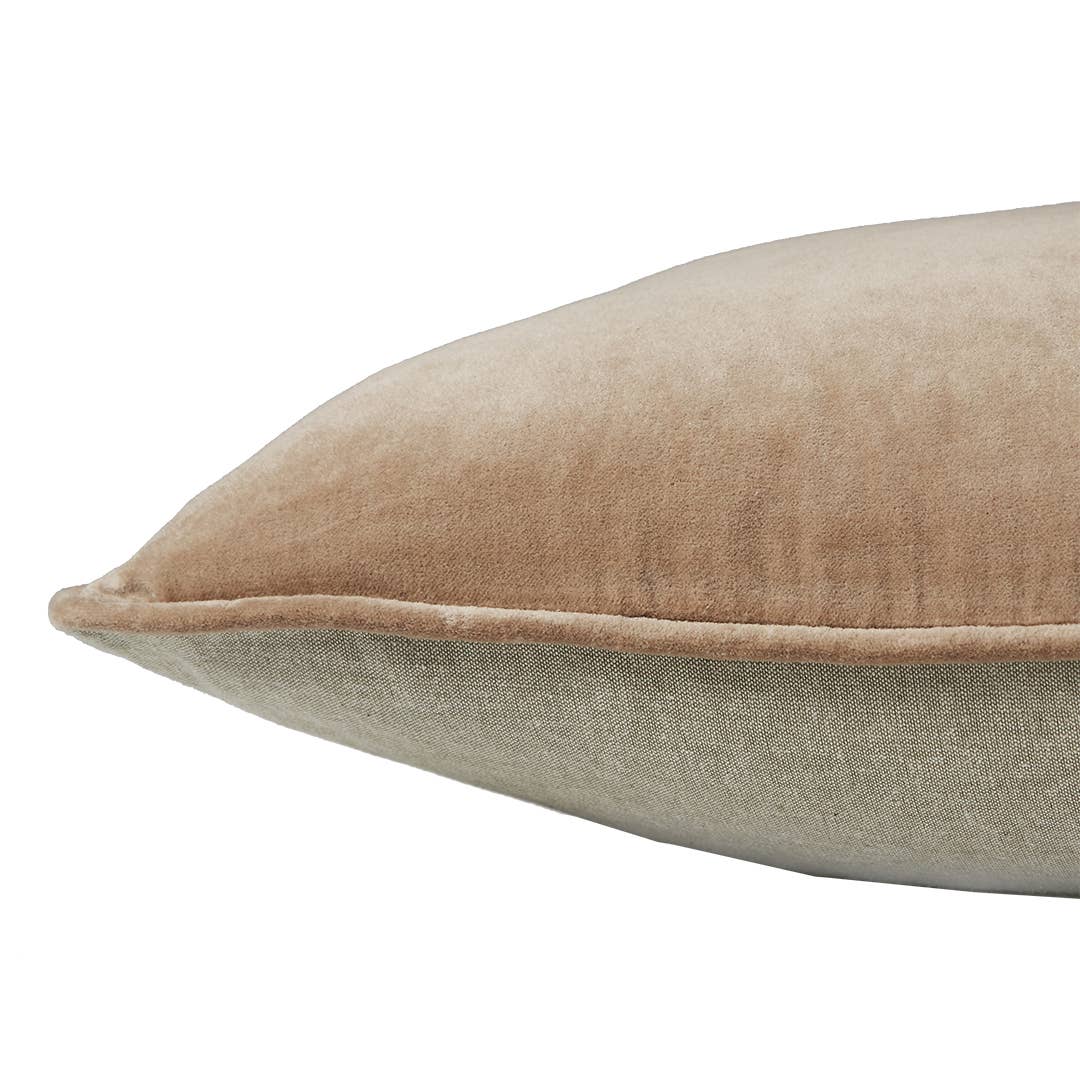 Canvas + Sasson - Vendita all'ingrosso Fodera cuscino decorativo - Copricuscino classico in velluto Mink1