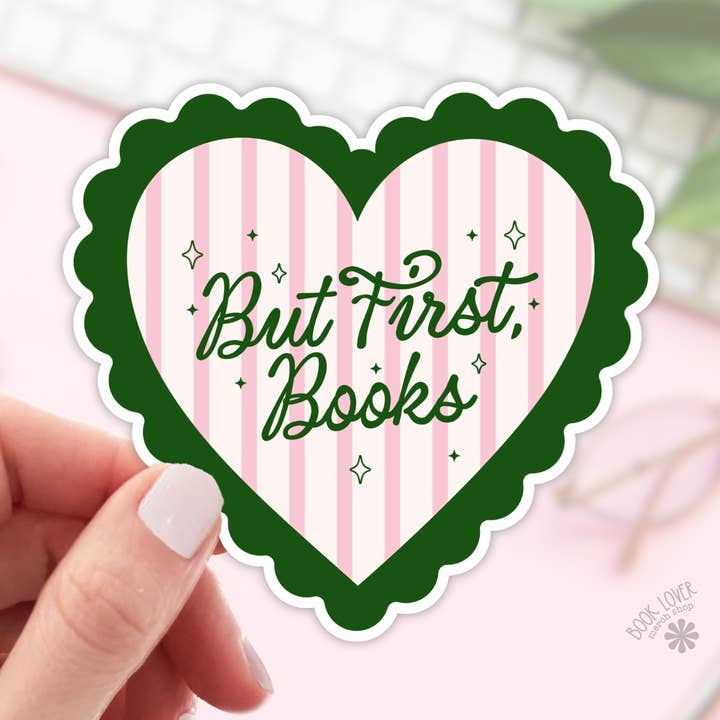 Mais d'abord des autocollants de livres / Autocollants de livres / Amoureux des livres pour la vente par Book Lover Merch Shop