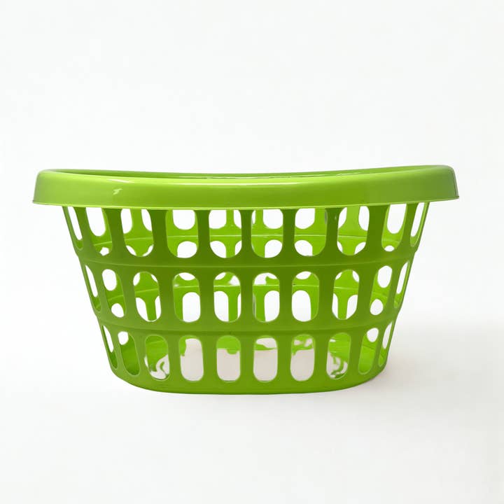 USA HomeMax - Wholesale Laundry Basket - 18" Laundry Basket Oval Assorted Colors2