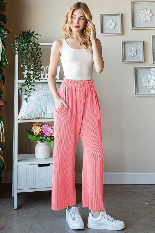 HEIMISH – Calças - Mulher por atacado – EP6751-12 CALÇAS URBANAS MACIÇAS CORTADAS COM NERVURAS11