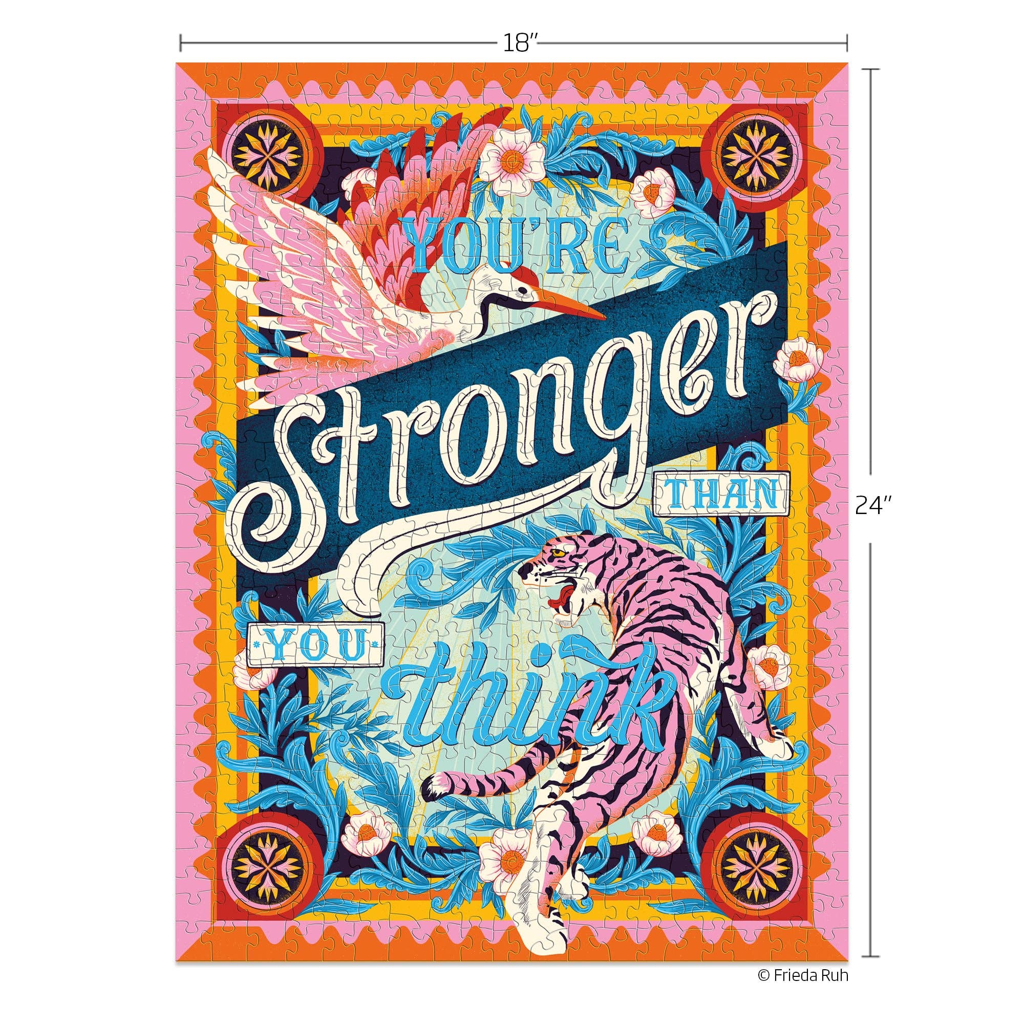 WerkShoppe - Wholesale Puzzle - Adult - Stronger Than You Think 500 Piece Puzzle4