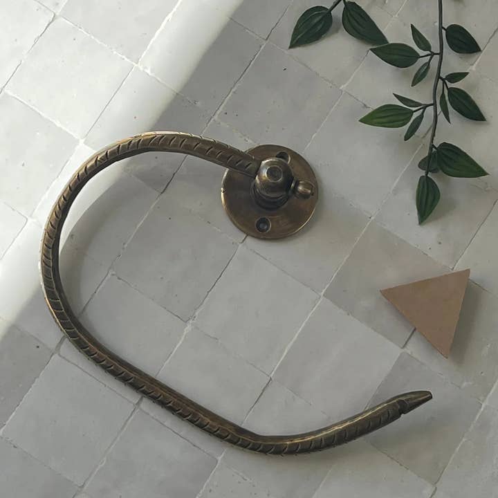 High crafty – wholesale Toilet paper holder – Brass Toilet Paper Holder — Handcrafted in Morocco, Solid Un1