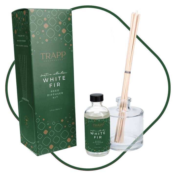 Seasonal White Fir 4 oz. Reed Diffuser Kit for wholesale by Trapp Fragrances
