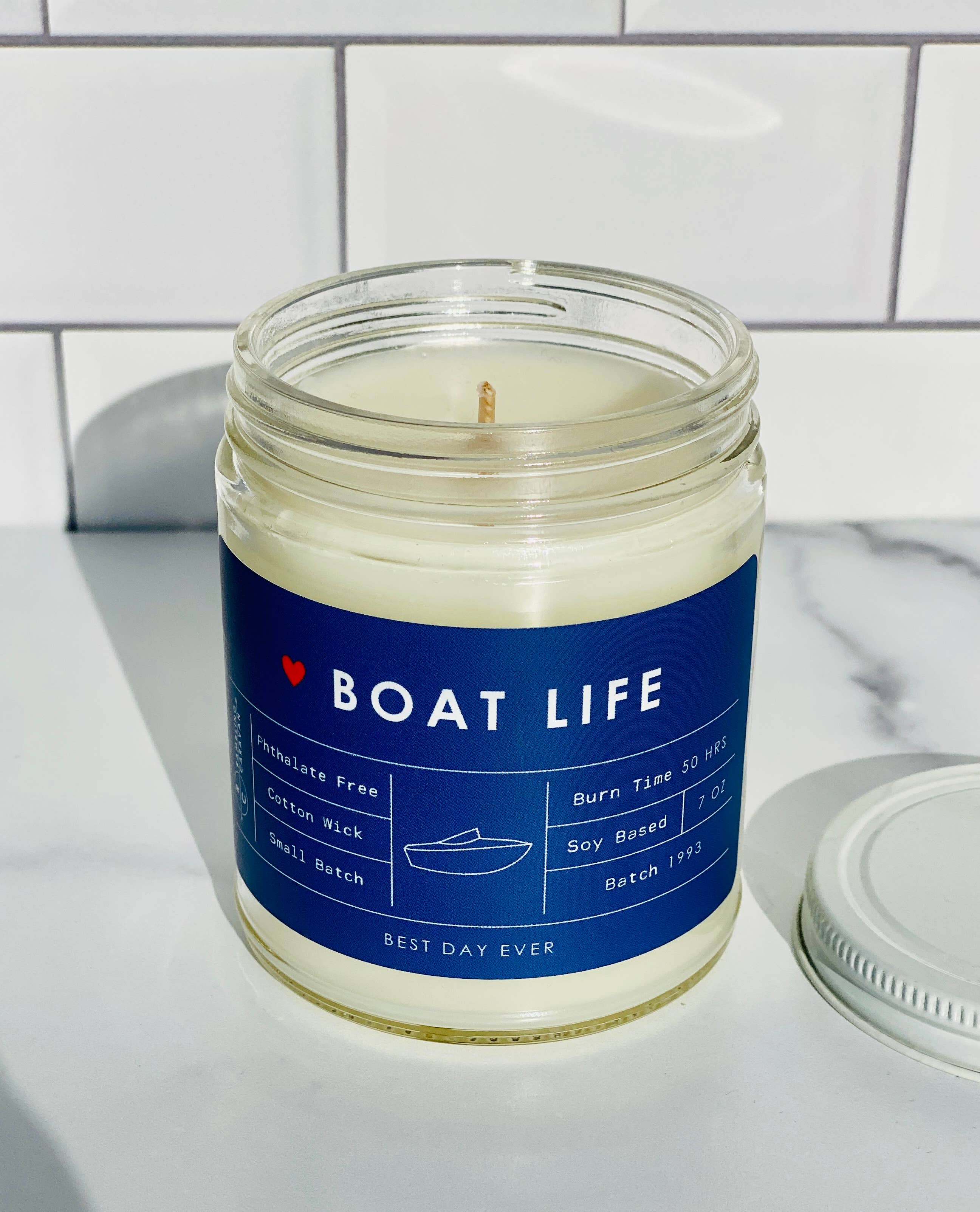 Rambling Caravan - Wholesale Jar/Filled Candle - Boat Life Candle9