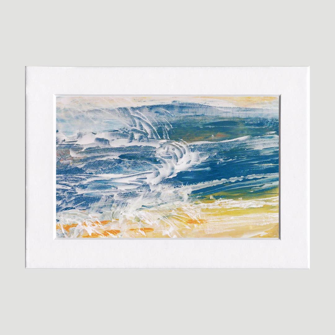 Fine Art For Small Spaces - Wholesale Art Print - Lakewaves 7 Waterscape Landscape Nature Art Mini Print1