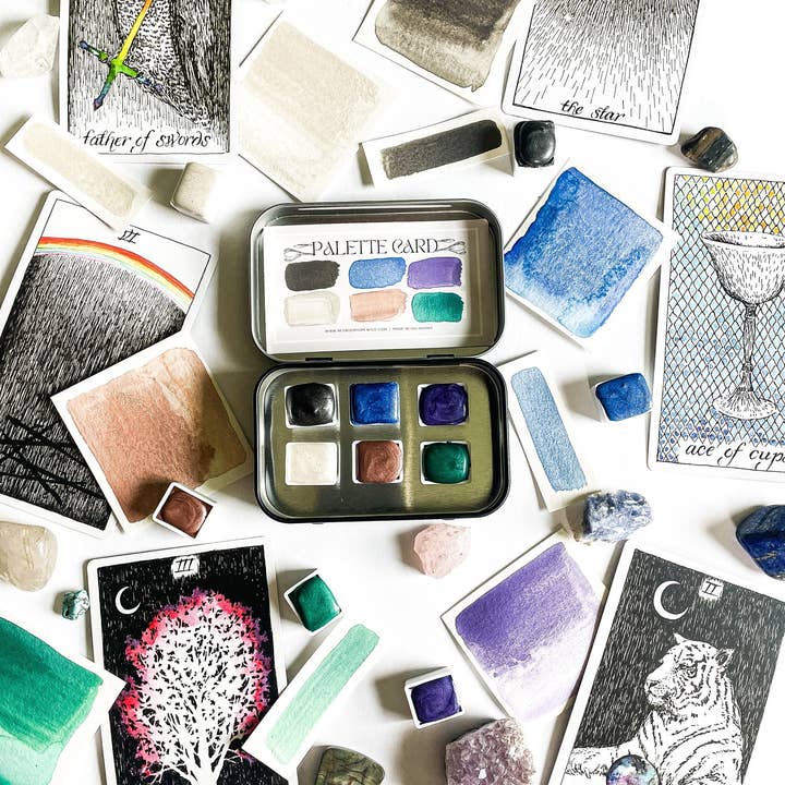 Redbud Pigment Co. LLC - Wholesale Palette/Mixing Tray - The Oracle - Travel Palette