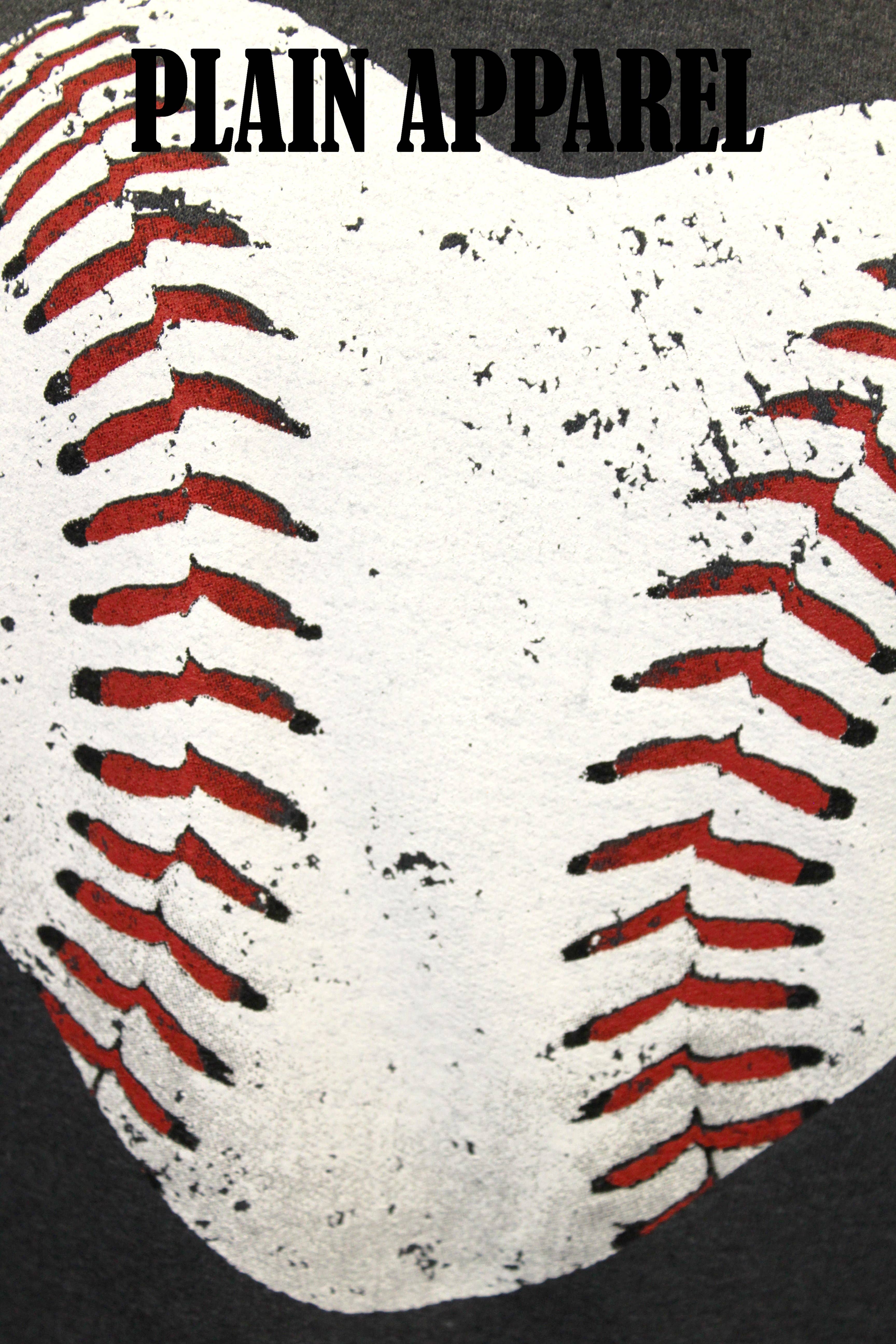 Plain Apparel Tees – wholesale Graphic sweatshirt – Women’s – Baseball Heart Sweatshirt1