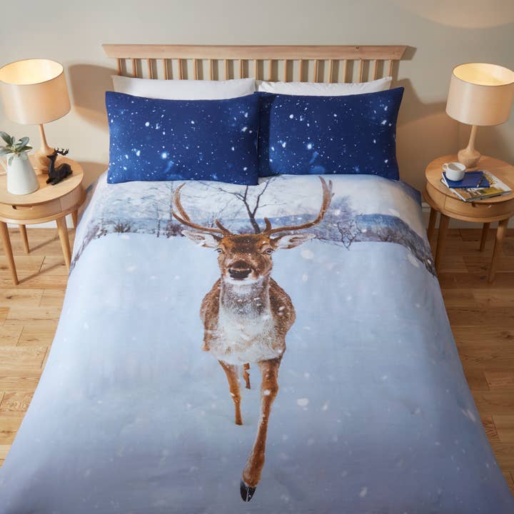 Conjunto de edredons Montrose Stag Polycotton com fronha por atacado de Rapport Home Furnishings Limited