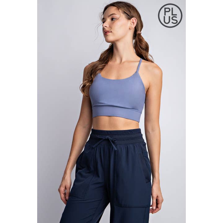 Rae Mode - Wholesale Sports Bra - Women's - PLUS SIZE BUTTER SPORTS BRA WITH ADJUSTABLE STRAP29