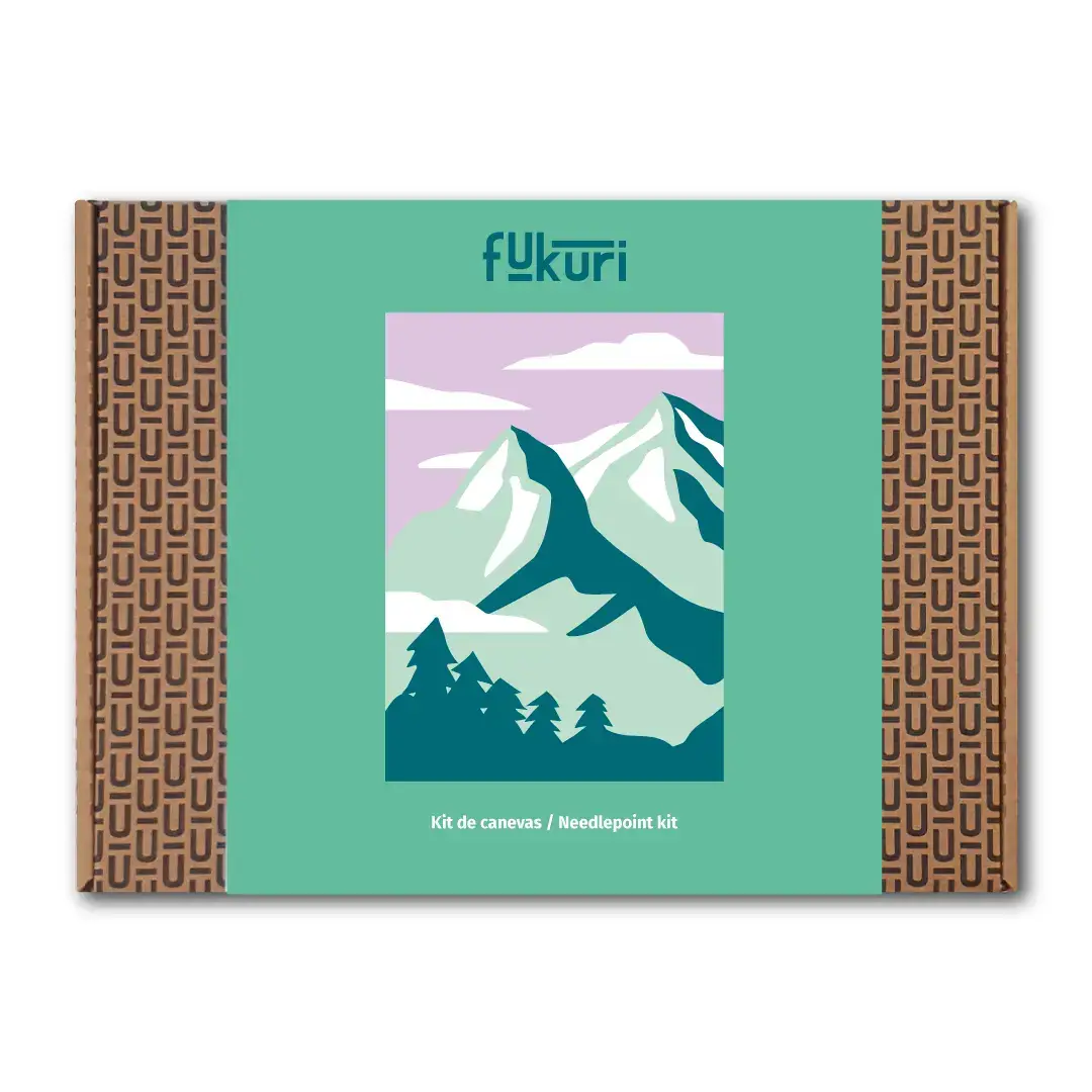 Fukuri - Wholesale Craft Sewing Kit - Gift idea - DIY - Needlepoint kit - Mountains3