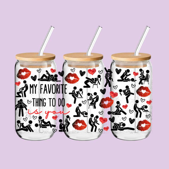 My Favourite Thing to Do Is You Tumbler for wholesale by Vintage Rebels