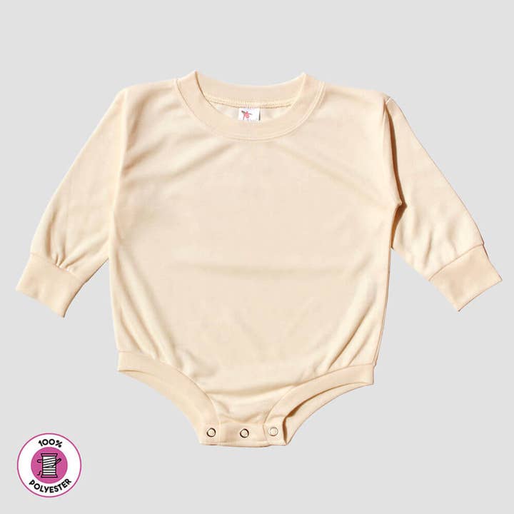 Laughing Giraffe - Wholesale Bodysuit (Non-Footed) - Baby - Baby Long Sleeve Bubble Romper Sublimation Trendy Blanks3