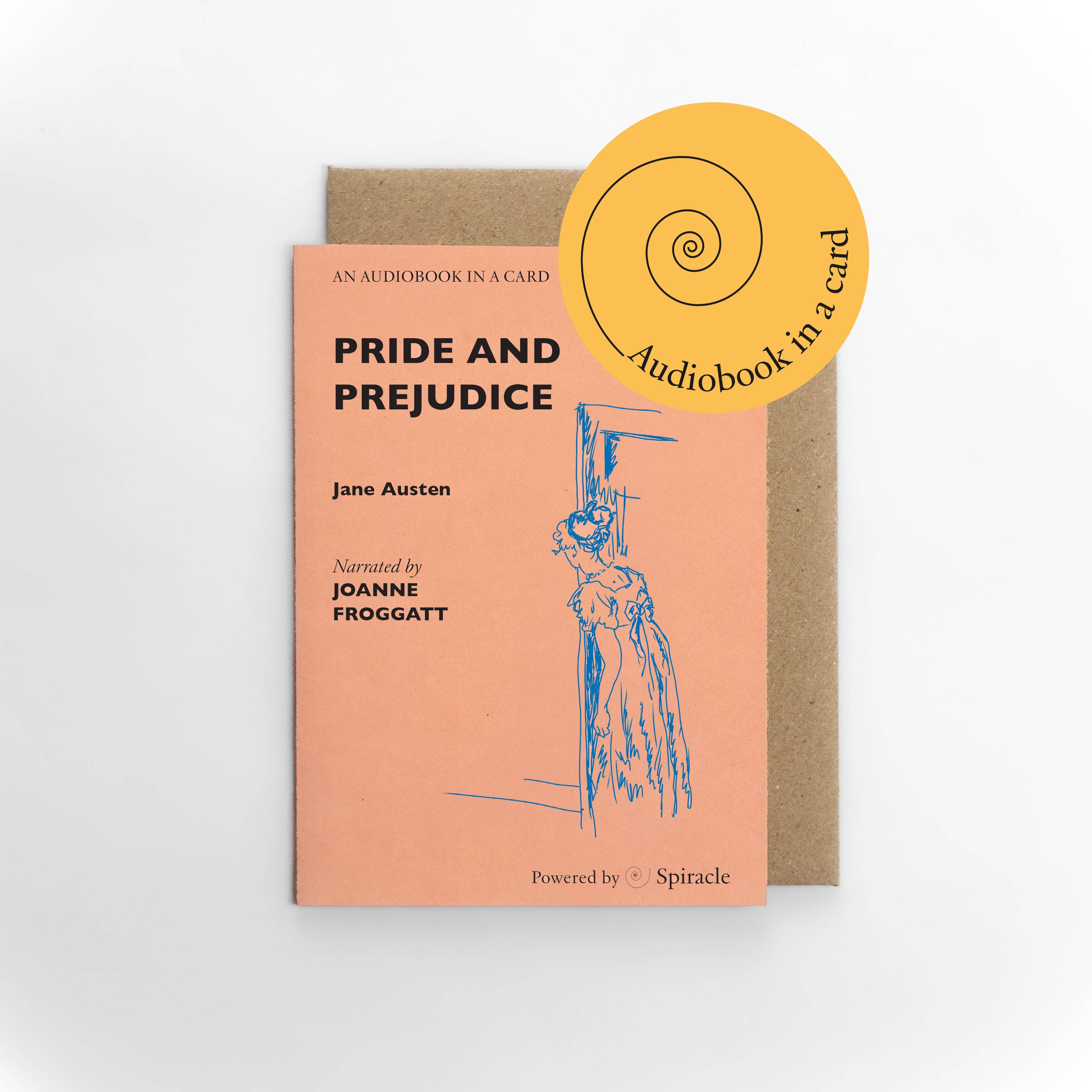 Spiracle Audiobooks – wholesale Everyday greeting card – Jane Austen’s Pride and Prejudice Audiobook Gift7