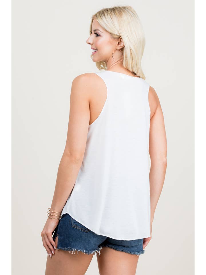 LA Soul - Wholesale Tank Top - Women's - Dolphin Print Graphic Tanktops4