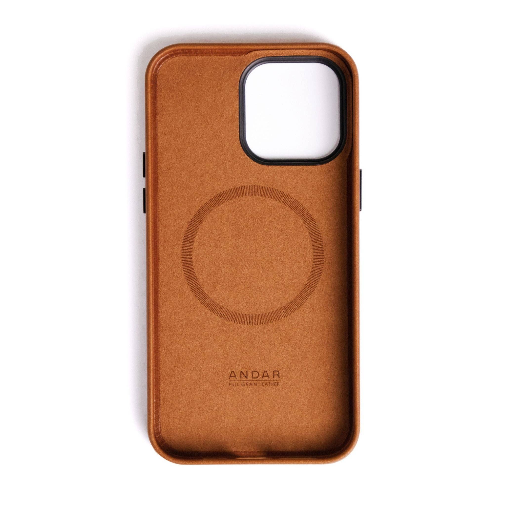 Andar - Wholesale Phone Case - Unisex - The Aspen Full Grain Leather iPhone Phone Case with MagSafe170