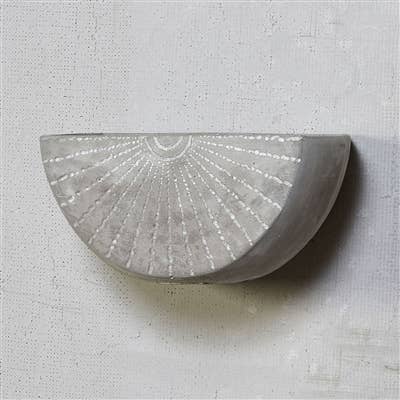 HomArt - Venta al por mayor Jardinera de pared - Maceta de pared de cemento Rae - Lrg1