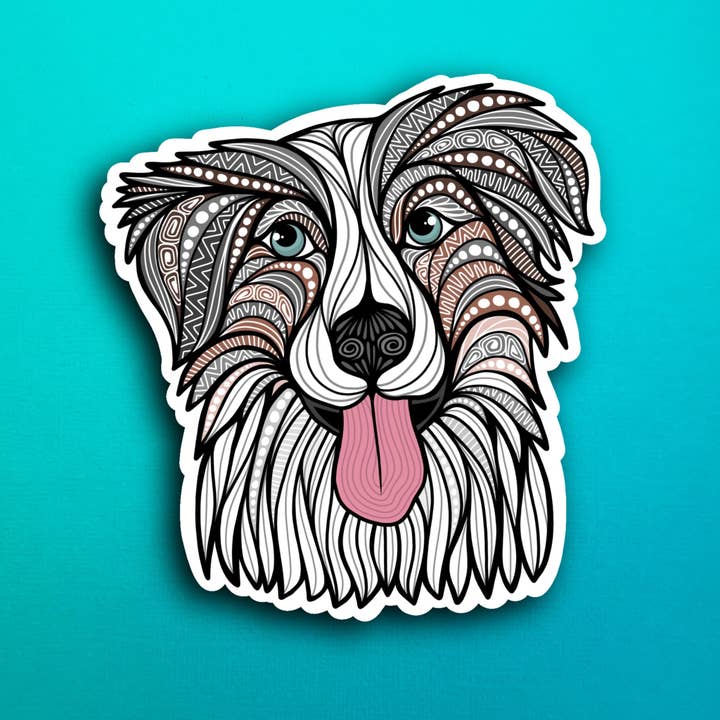Australian Shepherd Sticker (WATERPROOF) for wholesale by Zenspire Designs