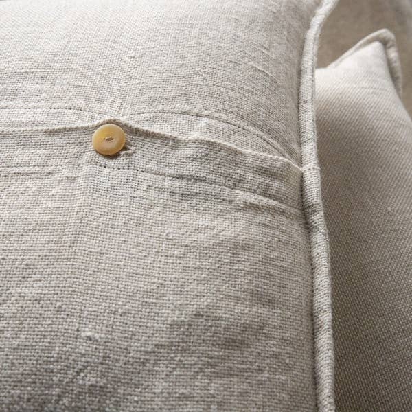 LinenMe - Wholesale Throw Pillow Cover - Linen Cushion Cover Oatmeal Rustico1