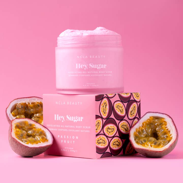 NCLA Beauty - Wholesale Body Scrub/Exfoliant - Hey, Sugar All Natural Body Scrub - Passion Fruit1
