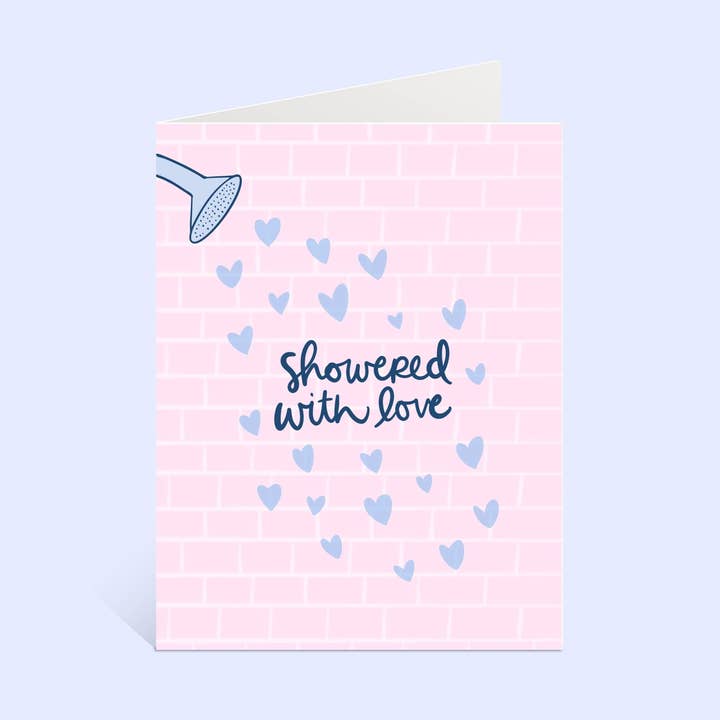 Carte « Douché d'amour » pour la vente par bellwell