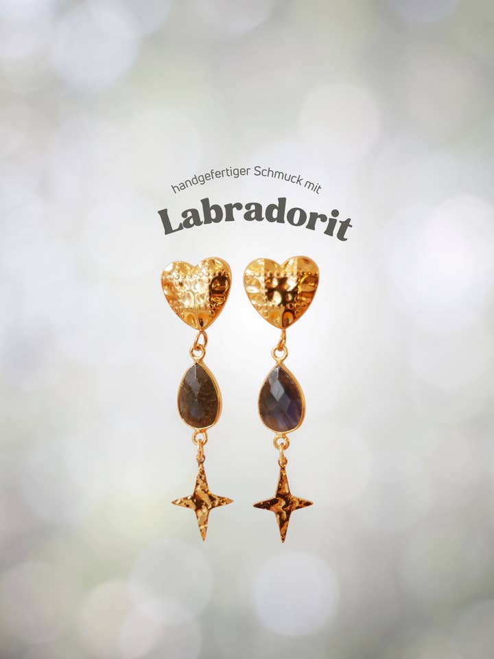 Ohrringe Labradorit für den Großhandel von the great blossom