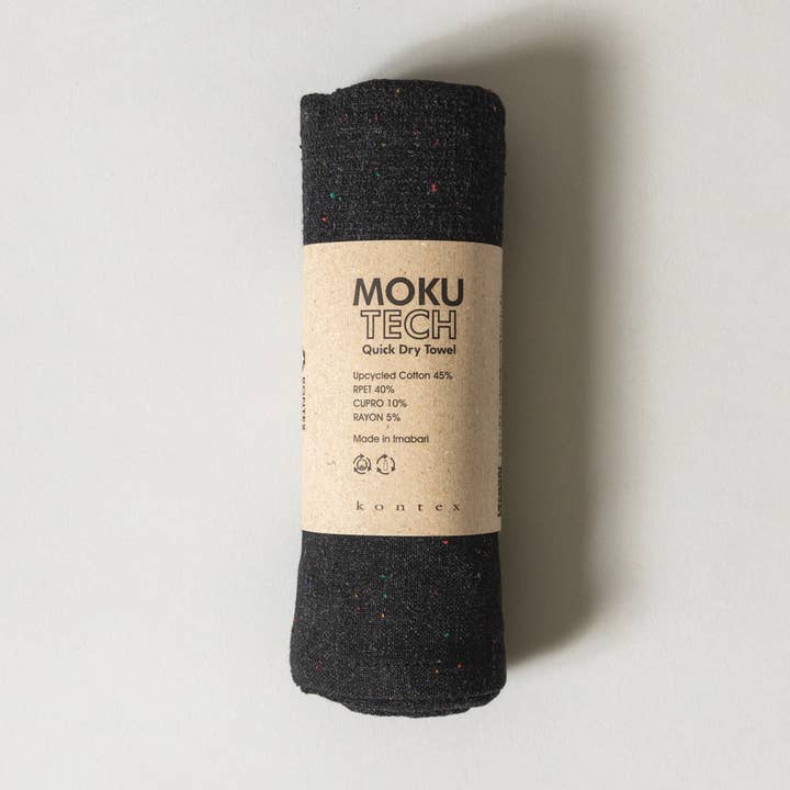 Morihata International Ltd. Co. - Wholesale Wash Cloth - Moku Tech Towel - Black1