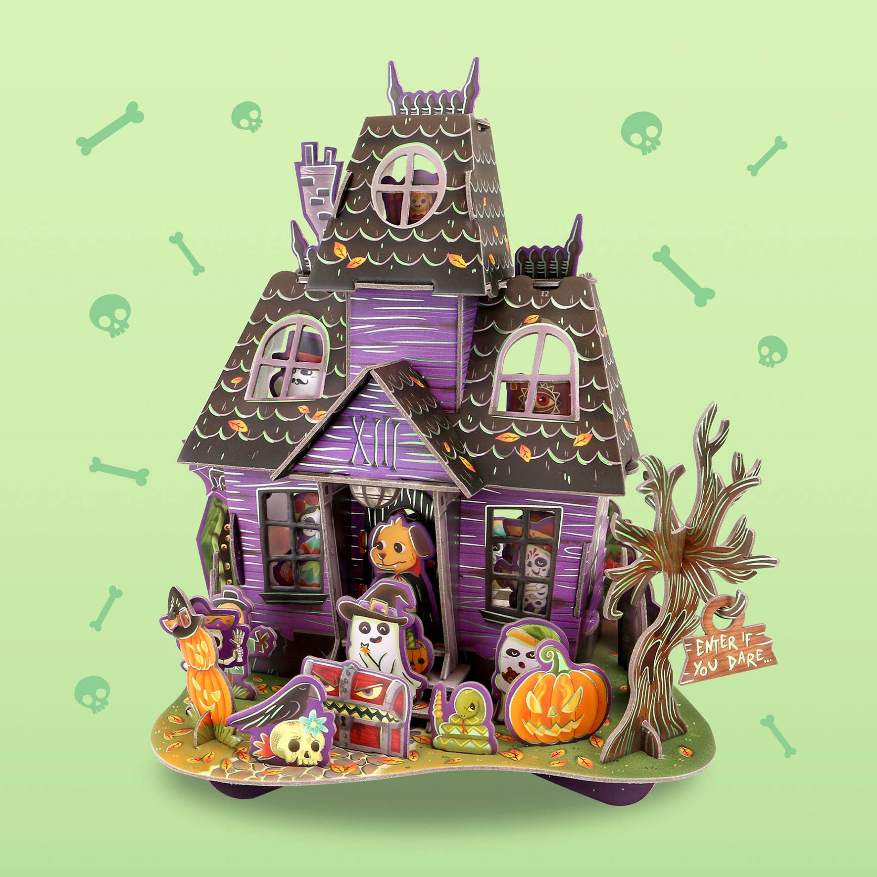 Santoro London - Wholesale Kerstdecoratie - Pop en Bouw - Halloweenhuis6