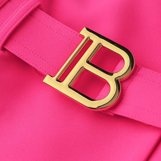 Productseeker - Wholesale Dress - Women's - DR008Y Fushcia Sleeveless Tie-Waist Suit Dress 17