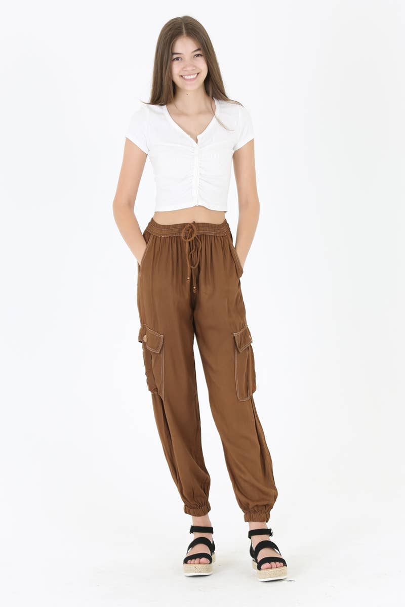 ANGIE - Wholesale Lounge Sweatpants/Joggers - Women's - 25R36-ASIS CARGO JOGGER PANTS13