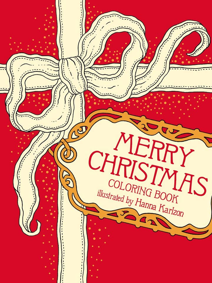 Merry Christmas Coloring Book for wholesale by Gibbs Smith