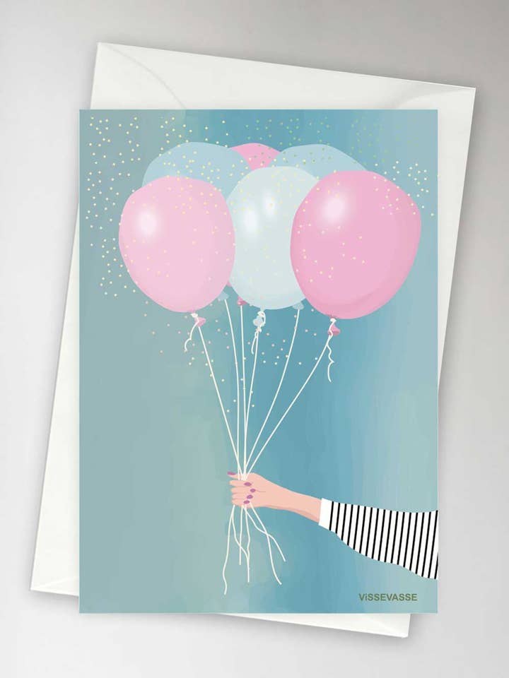 BOUQUET OF BALLOONS - kort for wholesale by ViSSEVASSE