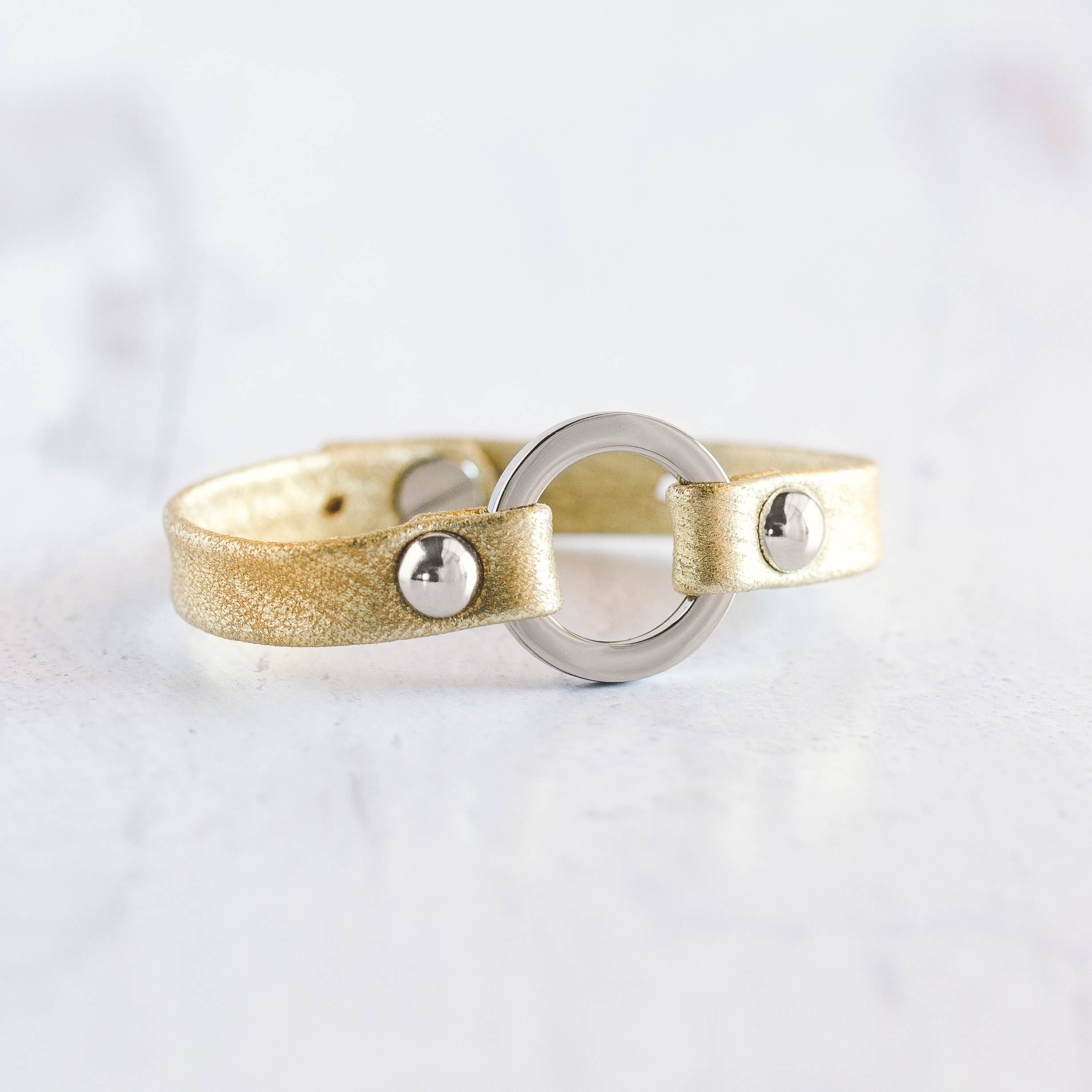 Giving Bracelets – Großhandel Armreif – One Love Lederarmband - Silber2