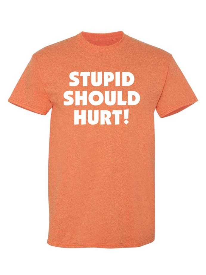 Feelin Good Tees - Wholesale Screen Printed T-Shirt - Unisex - Stupid Should Hurt11