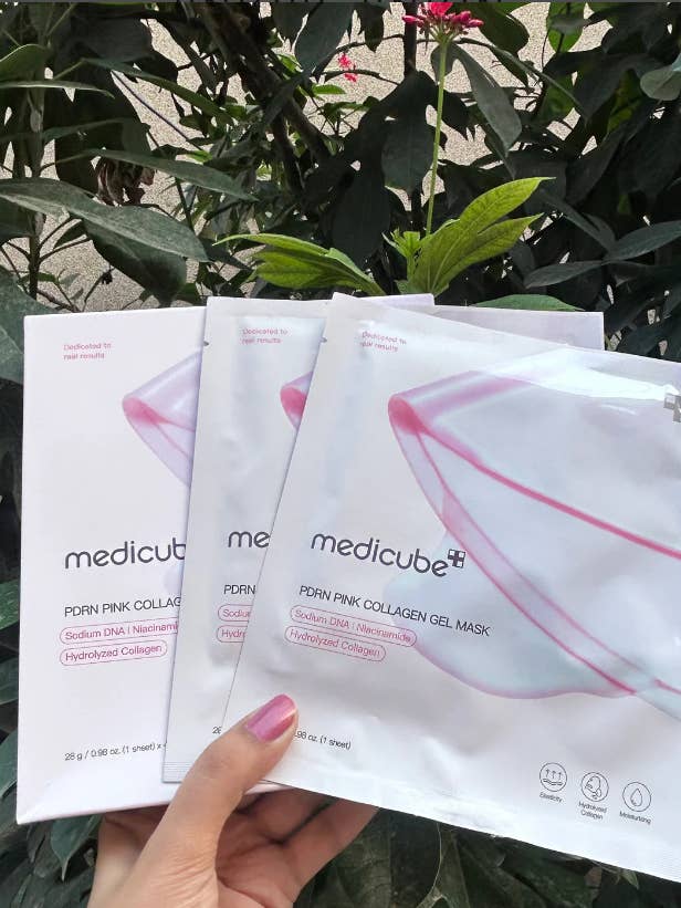 MEDICUBE Rose Kollagenmaske sæt med 4 ark for engroshandel hos LD FRANCE