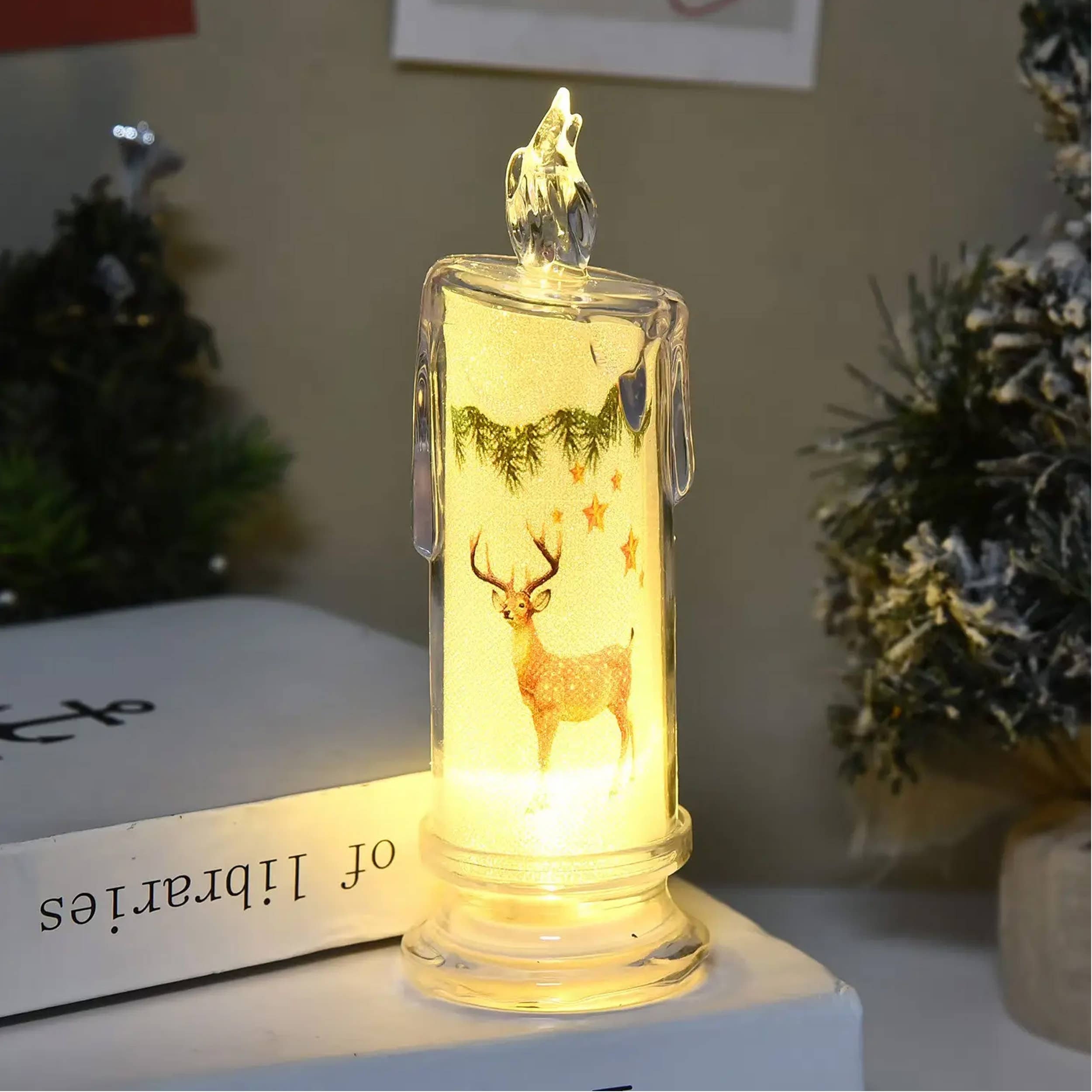 La Bella Monte - Venta al por mayor Luces nocturnas - Velas sin llama para decoración navideña - Surtido3