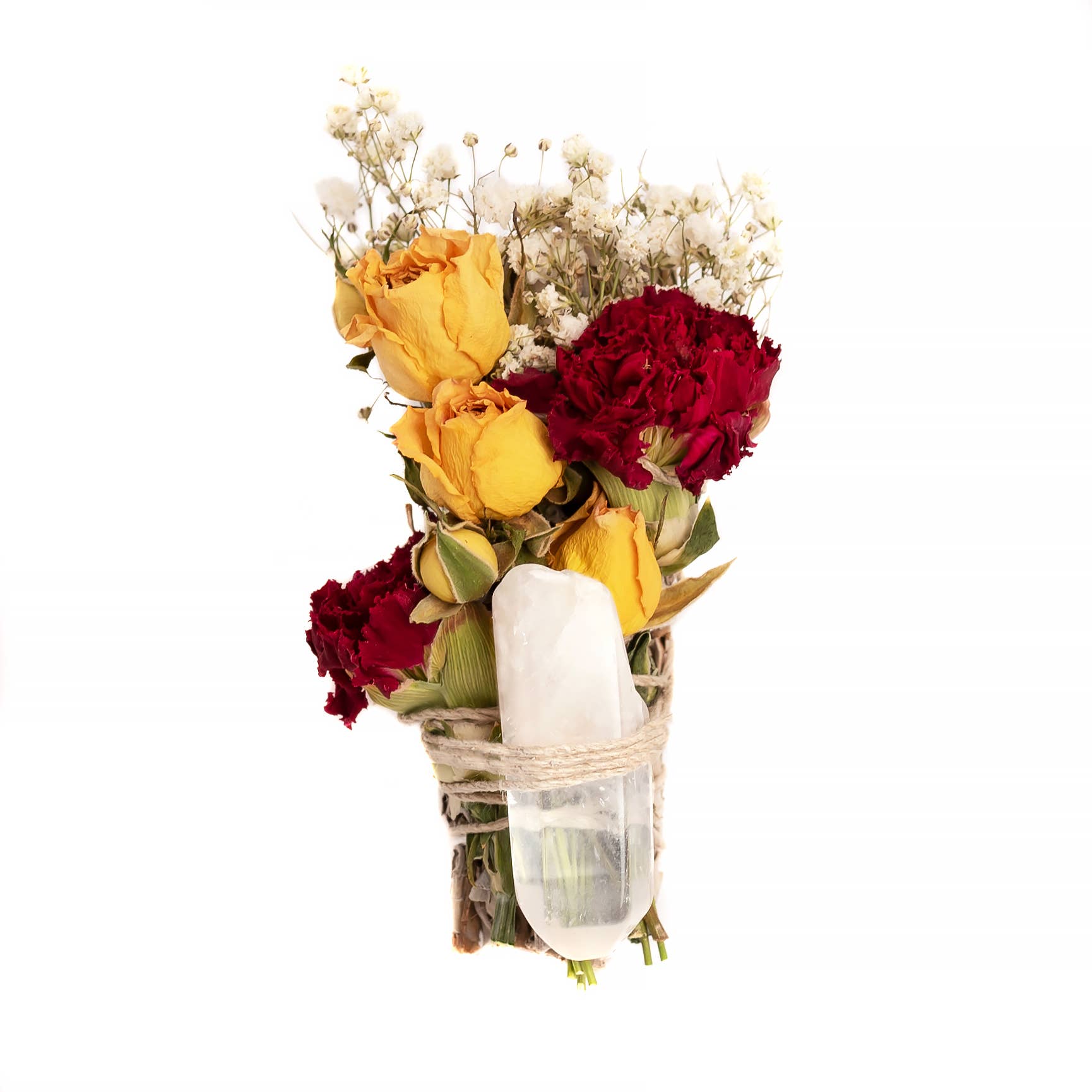 Sarimoire - Wholesale Sage bundle - Floral Sage Clear Quartz Crystal Cleansing Bundle (HW)
