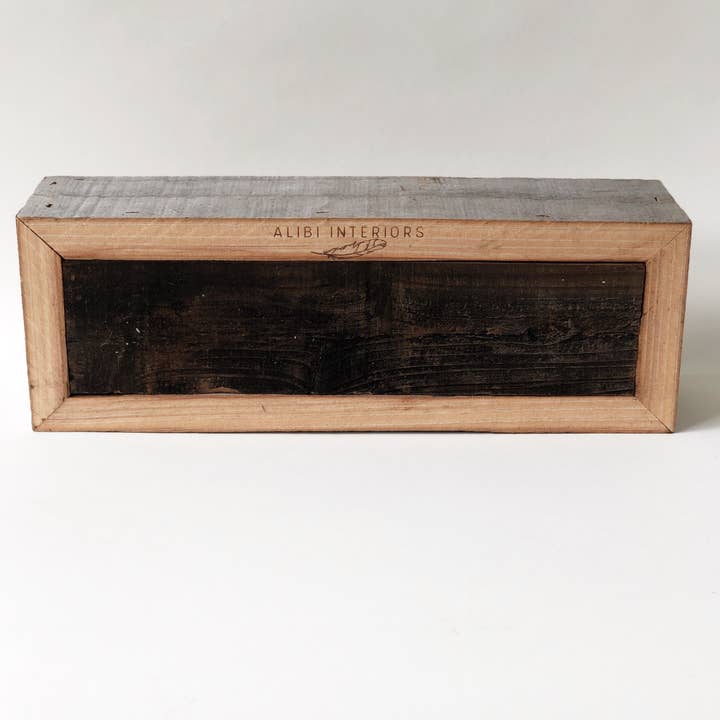 Alibi Interiors - Vendita all'ingrosso Fioriere - Fioriera in legno di recupero 2x10 Fivesie4